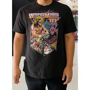 Wrestlemania VI Ultimate Warrior Macho Man Randy Savage WWE Retro Graphic Tee 2X